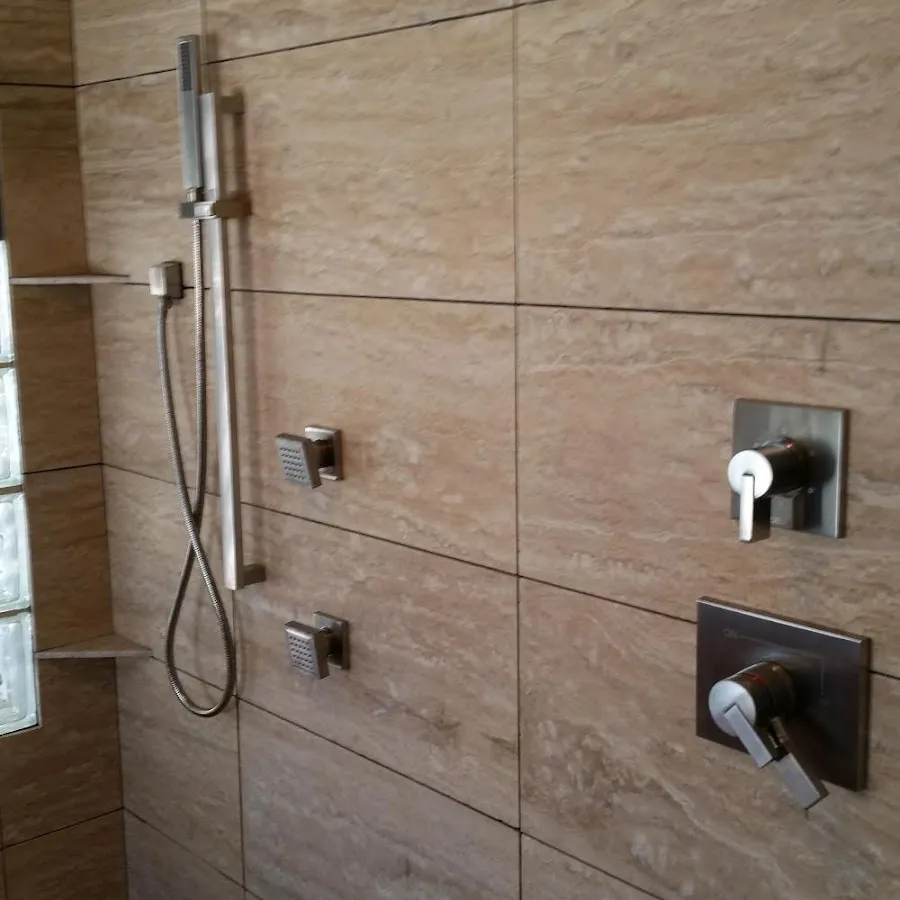 Shower fixture installation for Water Heater Replacement in Westphalia